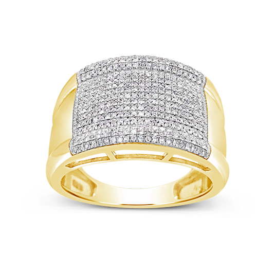 Diamond Ring .53 CTW Round Cut 10K Yellow Gold
