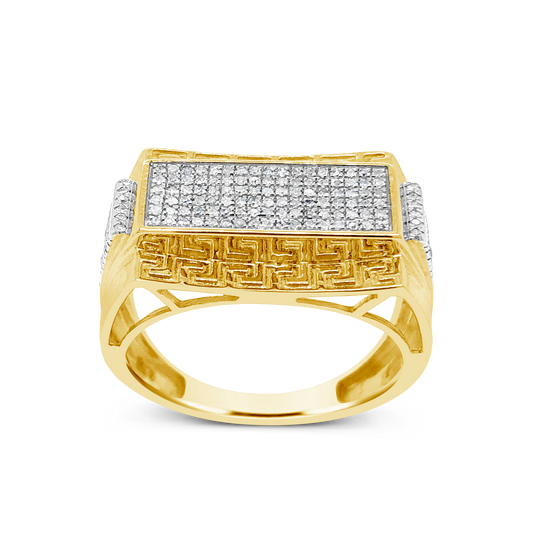 Diamond Ring .32 CTW Round Cut 10K Yellow Gold