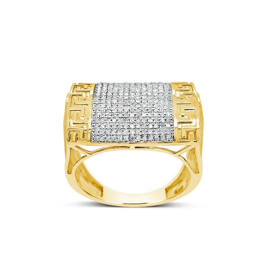 Diamond Ring .49 CTW Round Cut 10K Yellow Gold
