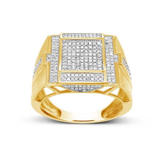 Diamond Ring .49 CTW Round Cut 10K Yellow Gold