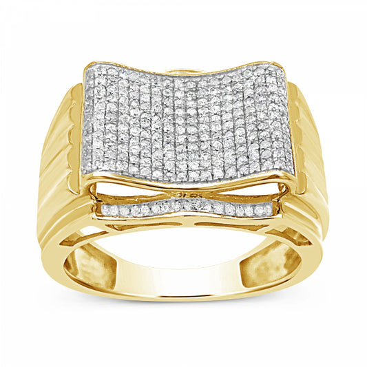 Diamond Ring .51 CTW Round Cut 10K Yellow Gold