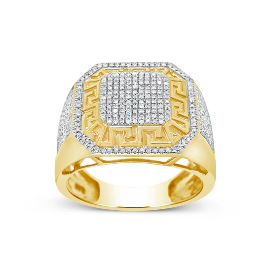 Diamond Ring .44 CTW Round Cut 10K Yellow Gold