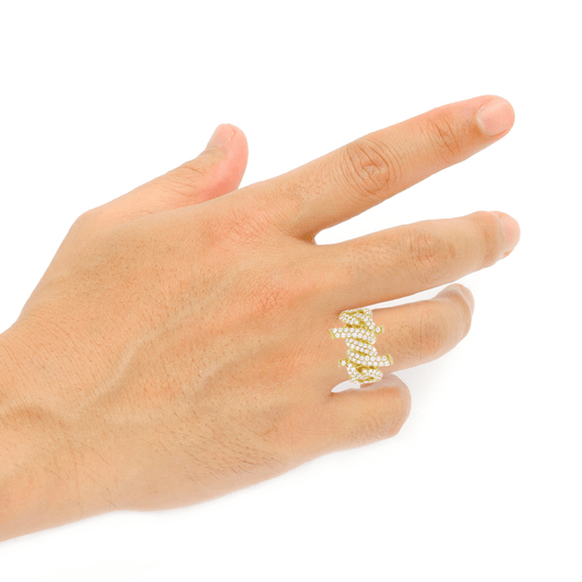 10K Yellow Gold Men's Ring With 2.47CT Diamonds