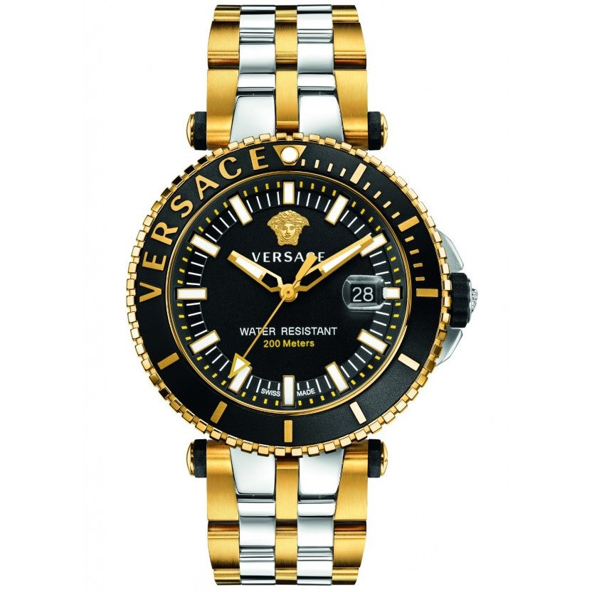 Two Tone V-Race Diver w/ Luminous Hands