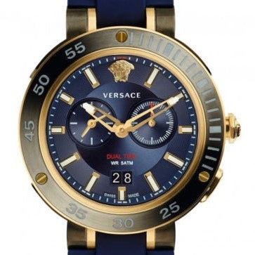 Blue V-Extreme Pro w/ Luminous Hands & Blue Silicon Strap