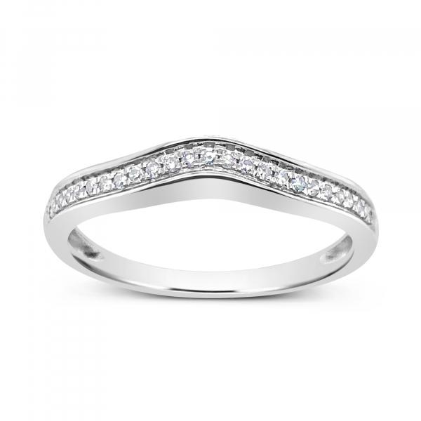 Diamond Band .10 CTW Round Cut 14K White Gold
