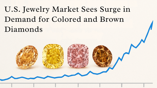 U.S. Jewelry Market Sees Surge in Demand for Colored and Brown Diamonds