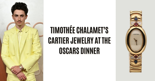 Timothée Chalamet’s Cartier Jewelry at the Oscars Dinner: A Bold Style Statement