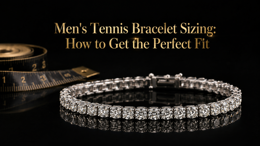 Men's Tennis Bracelet Sizing: How to Get the Perfect Fit
