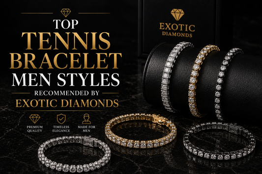 Top Tennis Bracelet Men Styles Recommended by Exotic Diamonds