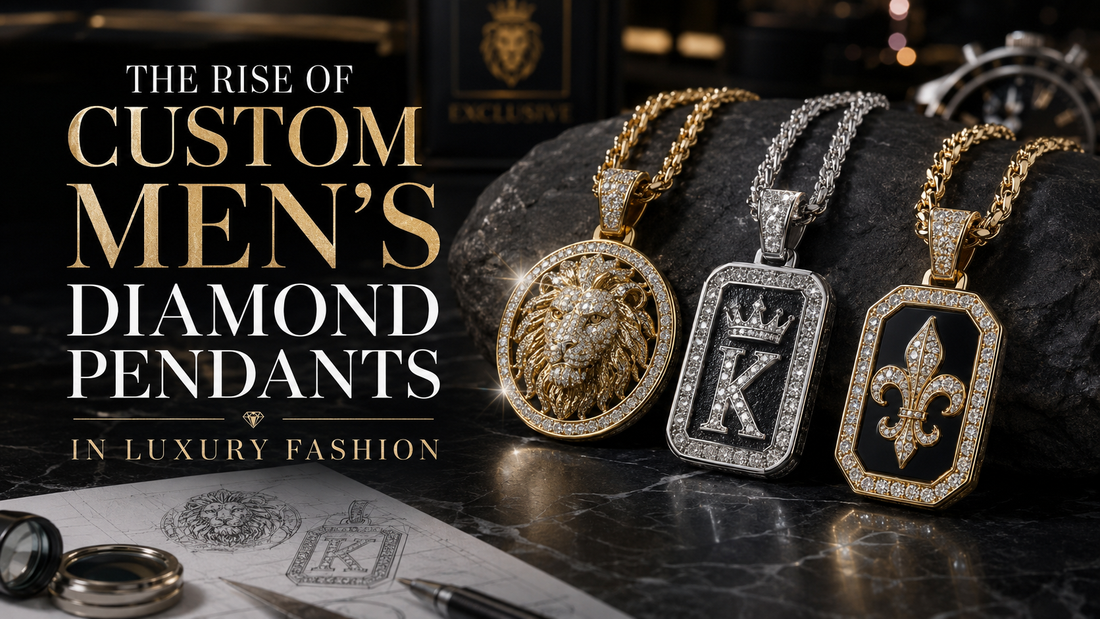 The Rise of Custom Men's Diamond Pendants in Luxury Fashion