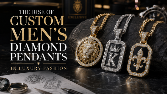 The Rise of Custom Men's Diamond Pendants in Luxury Fashion