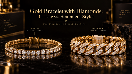 Gold Bracelet with Diamonds: Classic vs. Statement Styles