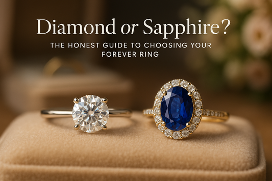 Diamond or Sapphire? The Honest Guide to Choosing Your Forever Ring