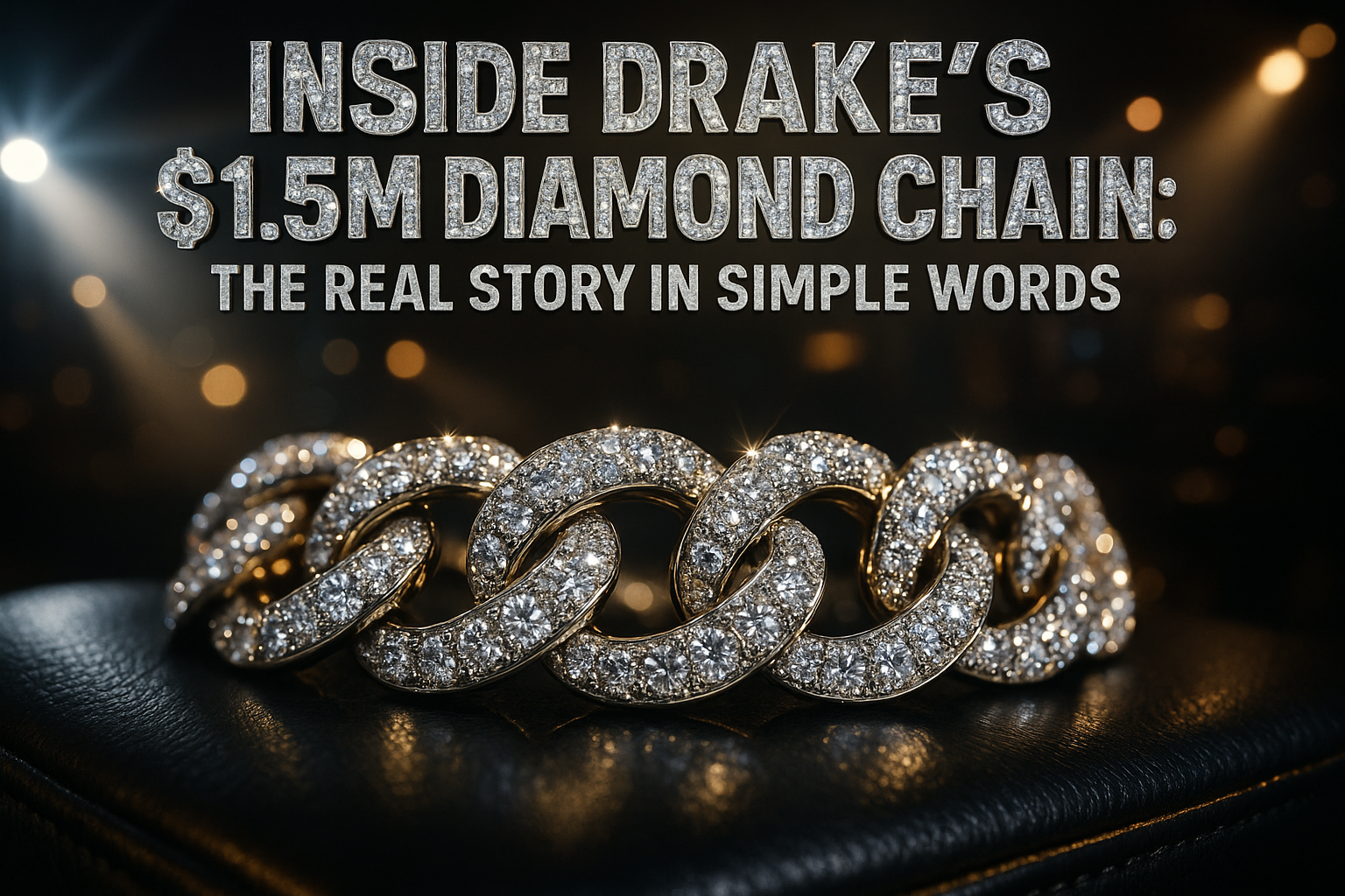 Inside Drake’s $1.5M Diamond Chain: The Real Story in Simple Words ...