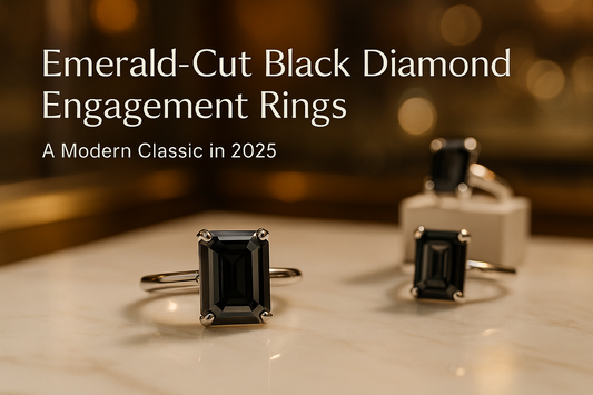 Emerald-Cut Black Diamond Engagement Rings: A Modern Classic in 2025