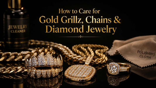 How to Care for Gold Grillz, Chains & Diamond Jewelry