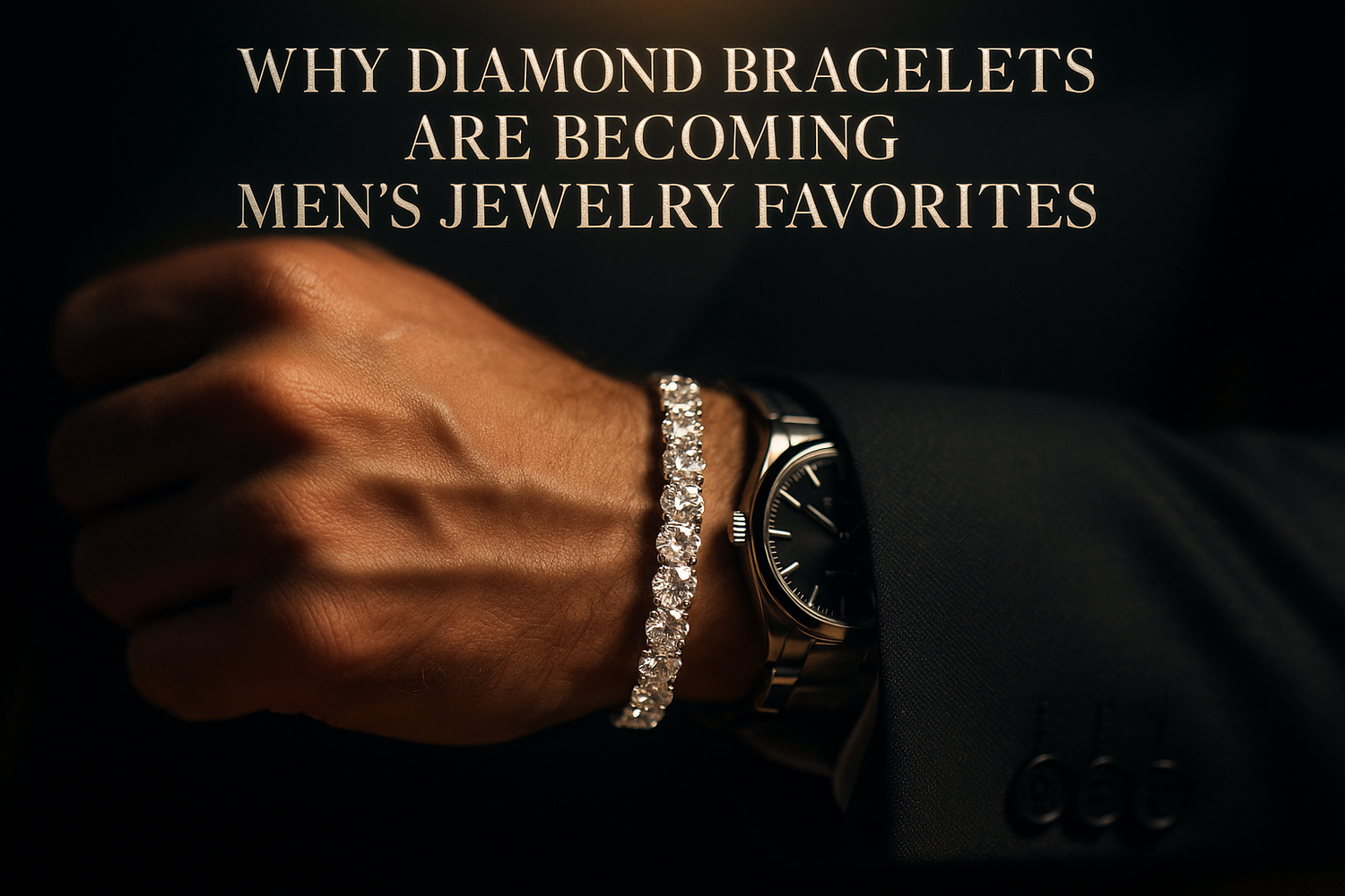 Why Diamond Bracelets Are Becoming Men’s Jewelry Favorites