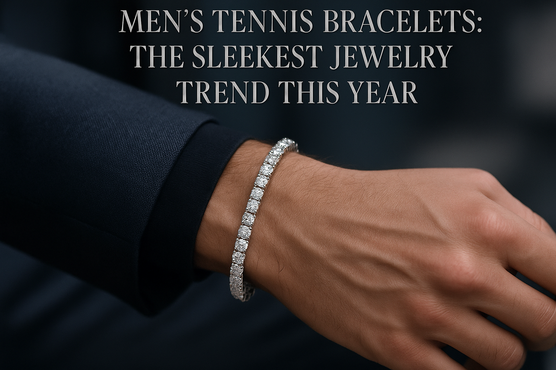 Men’s Tennis Bracelets: The Sleekest Jewelry Trend This Year