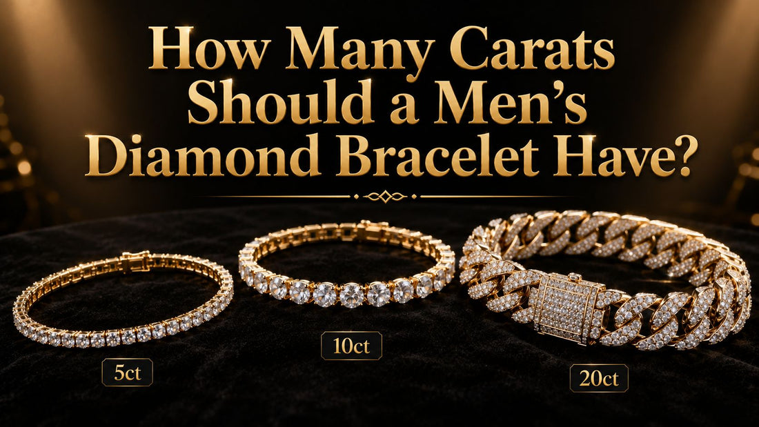 How Many Carats Should a Men's Diamond Bracelet Have?