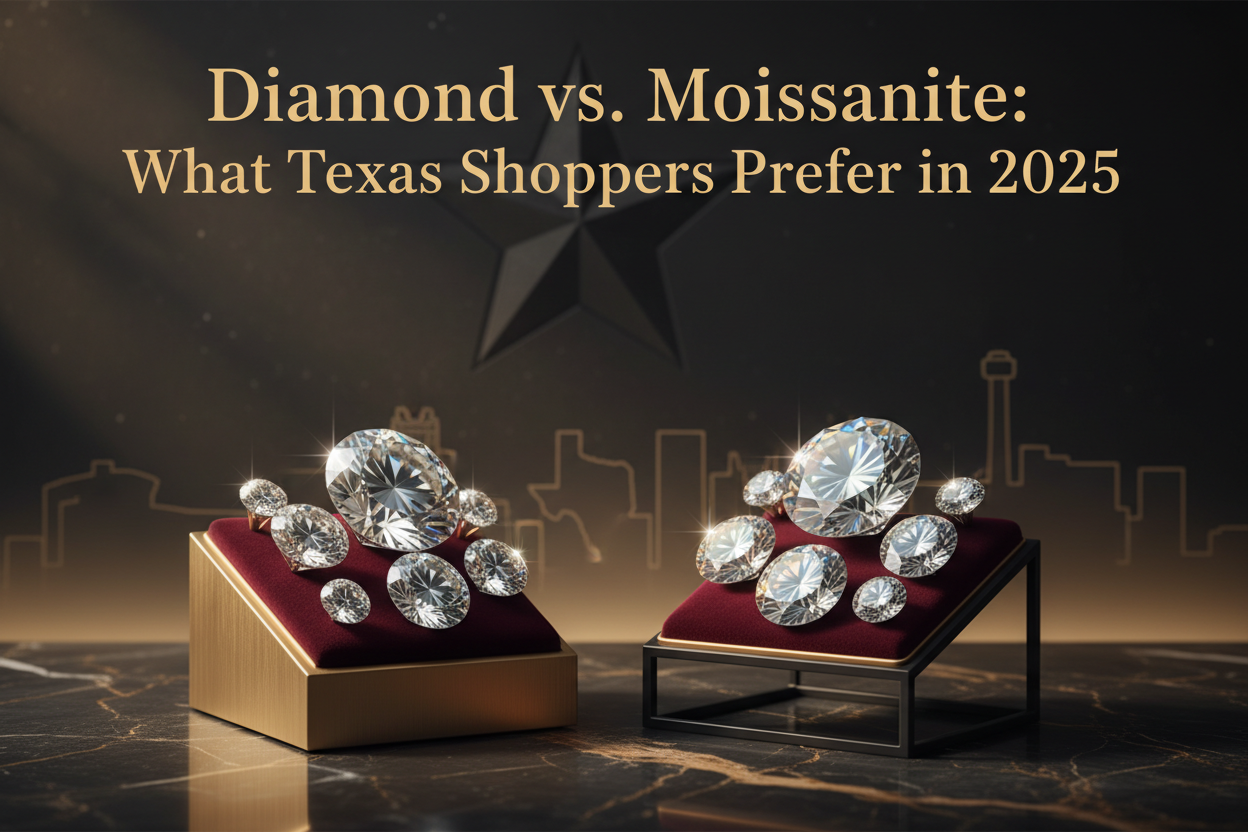 Diamond vs. Moissanite: What Texas Shoppers Prefer in 2025