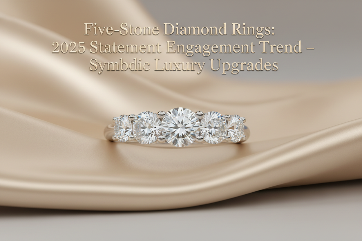 Five-Stone Diamond Rings: 2025 Statement Engagement Trend – Symbolic Luxury Upgrades