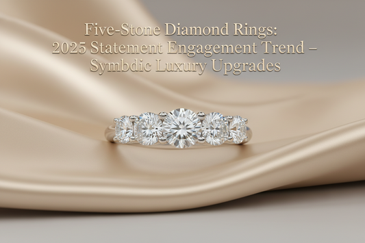 Five-Stone Diamond Rings: 2025 Statement Engagement Trend – Symbolic Luxury Upgrades
