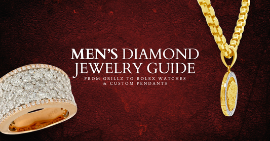 Men’s Diamond Jewelry Guide: From Grillz to Rolex Watches & Custom Pendants