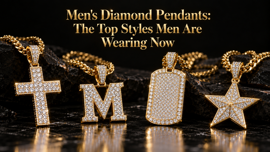 Men's Diamond Pendants: The Top Styles Men Are Wearing Now