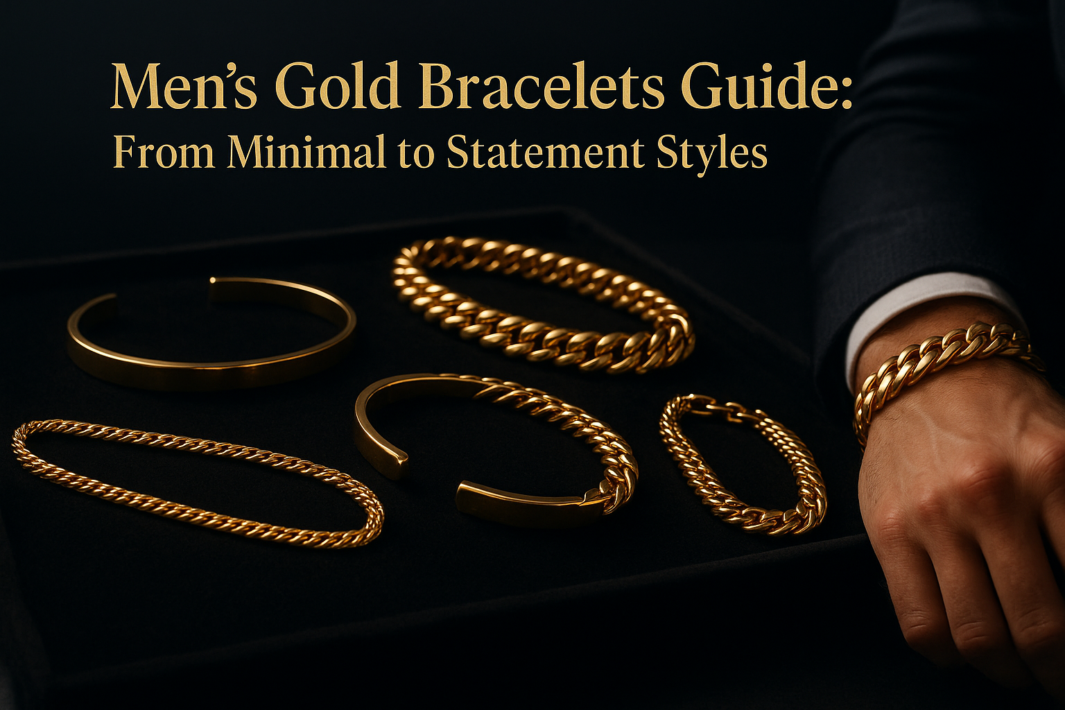 Men’s Gold Bracelets Guide: From Minimal to Statement Styles – Exotic ...