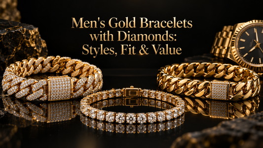 Men's Gold Bracelets with Diamonds: Styles, Fit & Value