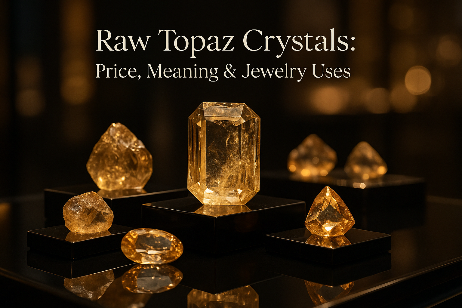 Raw Topaz Crystals: Price, Meaning & Jewelry Uses Guide 2025 – Exotic ...