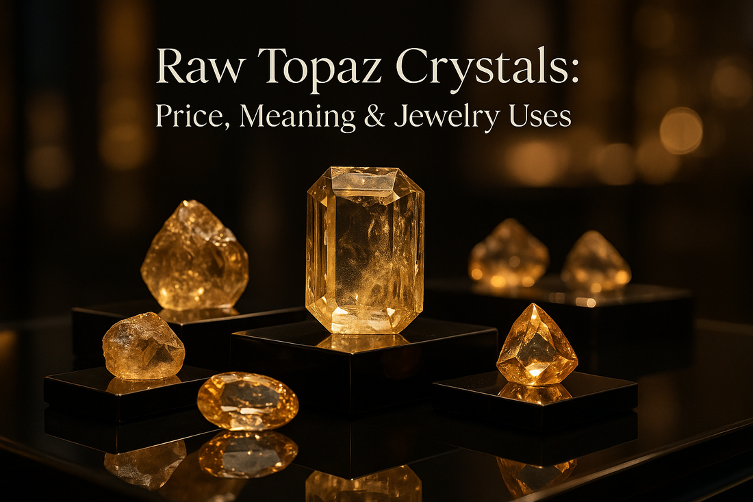 Raw Topaz Crystals: Price, Meaning &amp; Jewelry Uses