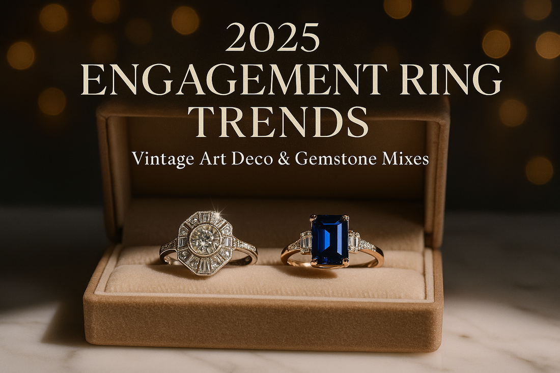 2025 Engagement Ring Trends: Vintage Art Deco & Gemstone Mixes