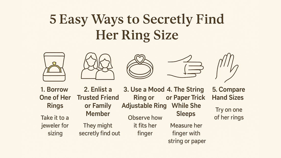 5 Easy Ways to Secretly Find Her Ring Size