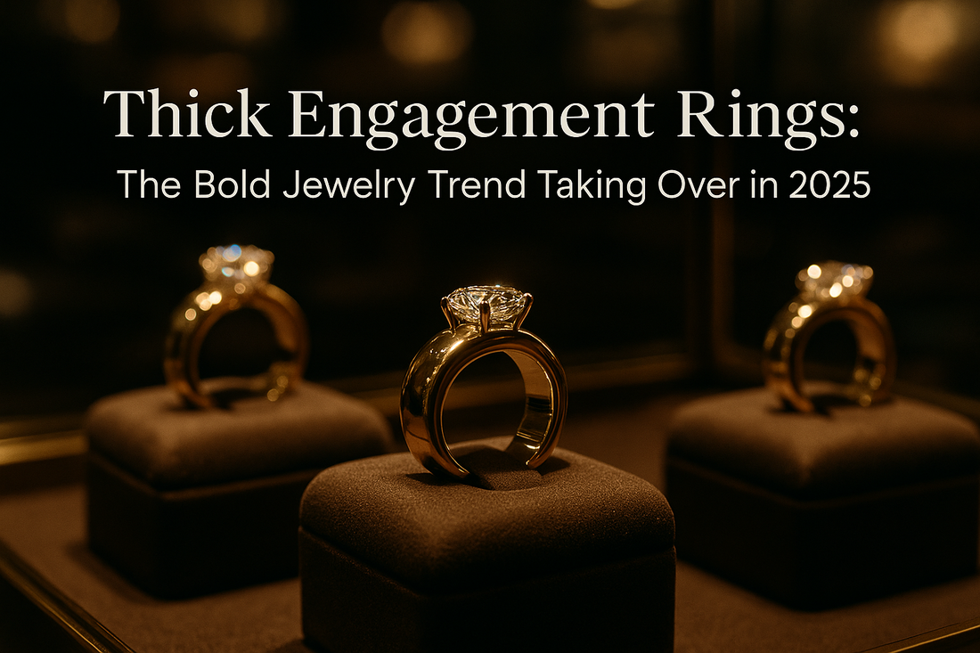 Thick Engagement Rings: The Bold Jewelry Trend Taking Over in 2025