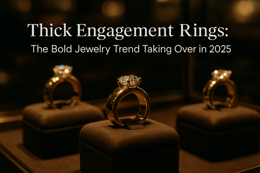Thick Engagement Rings: The Bold Jewelry Trend Taking Over in 2025