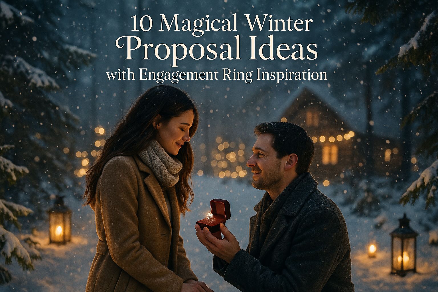 10 Magical Winter Proposal Ideas with Engagement Ring Inspiration ...