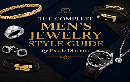 The Complete Men's Jewelry Style Guide by Exotic Diamonds