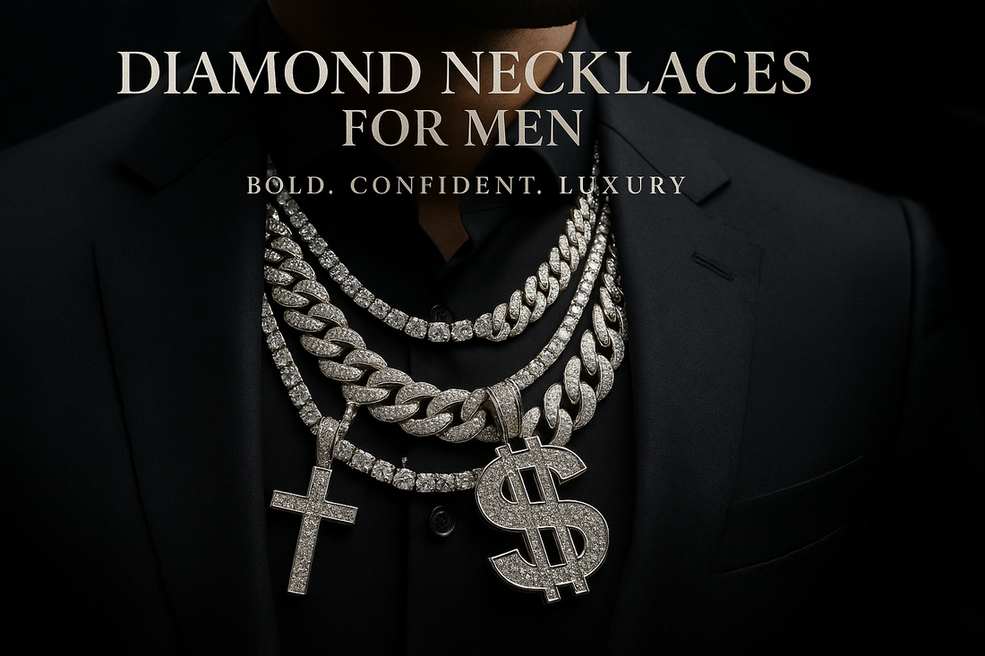 Diamond Necklaces for Men: Bold, Confident, Luxury