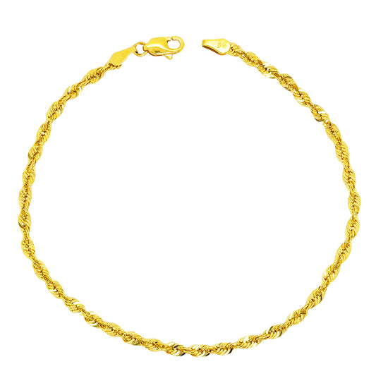 HOLLOW ROPE BRACELET 2.00 GM