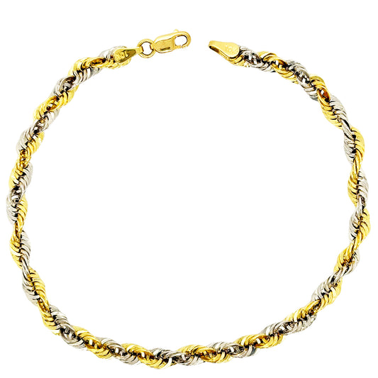 HOLLOW MILANO ROPE BRACELET 2.10 GM