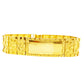 NUGGET BRACELET WITH PLAIN PLATE 44.10 GM