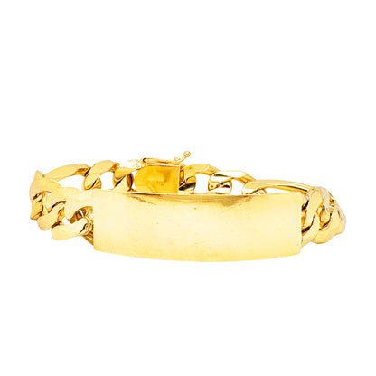 FIGARO BRACELET WITH PLAIN PLATE ED05810