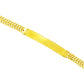 DOUBLE STRAND DIAMOND CUT CUBAN BRACELET WITH PLATE ED00011