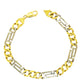 CUSTOM MADE CUBAN WITH GREEK KEY AND DIAMOND CUT BRACELET ED01380