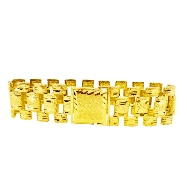 CUSTOM PRESIDENTIAL BRACELET WITH BRUSHED FINISH ED00030