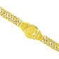 DOUBLE STRAND CUBAN BRACELET WITH SAINT JUDE EMBLEM IN CENTER 38.00 GM