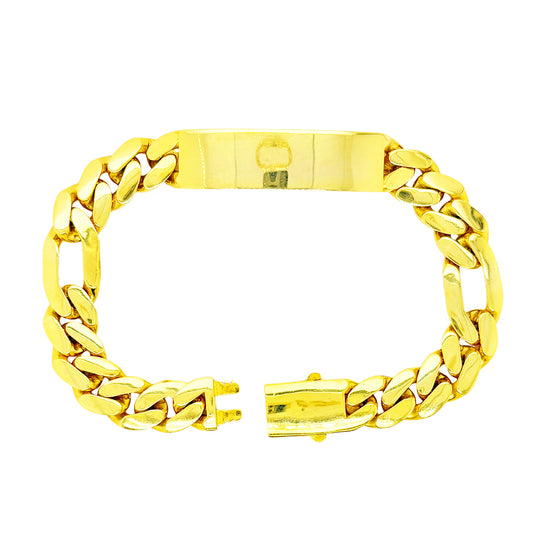 SEMI SOLID MIAMI CUBAN BRACELET 15.40 GM