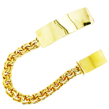 CHINO BRACELET CLOSED TIGHT LINK WITH PLAIN PLATE ED005570